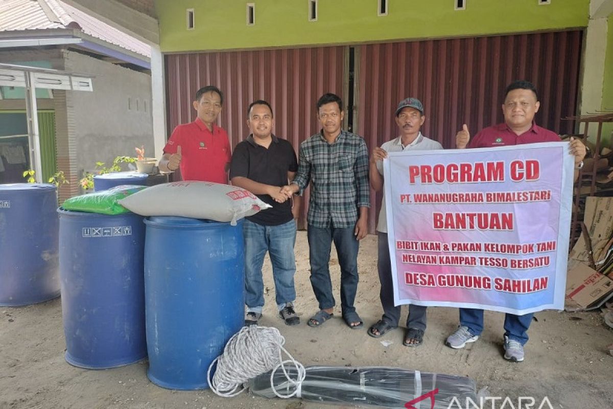 PT WBL salurkan bantuan program kemitraan di Gunung Sahilan