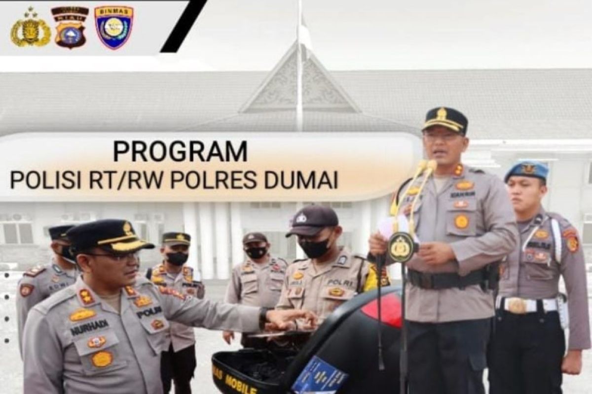 Pekan depan, Polres Dumai sebar 140 anggota Polisi RT