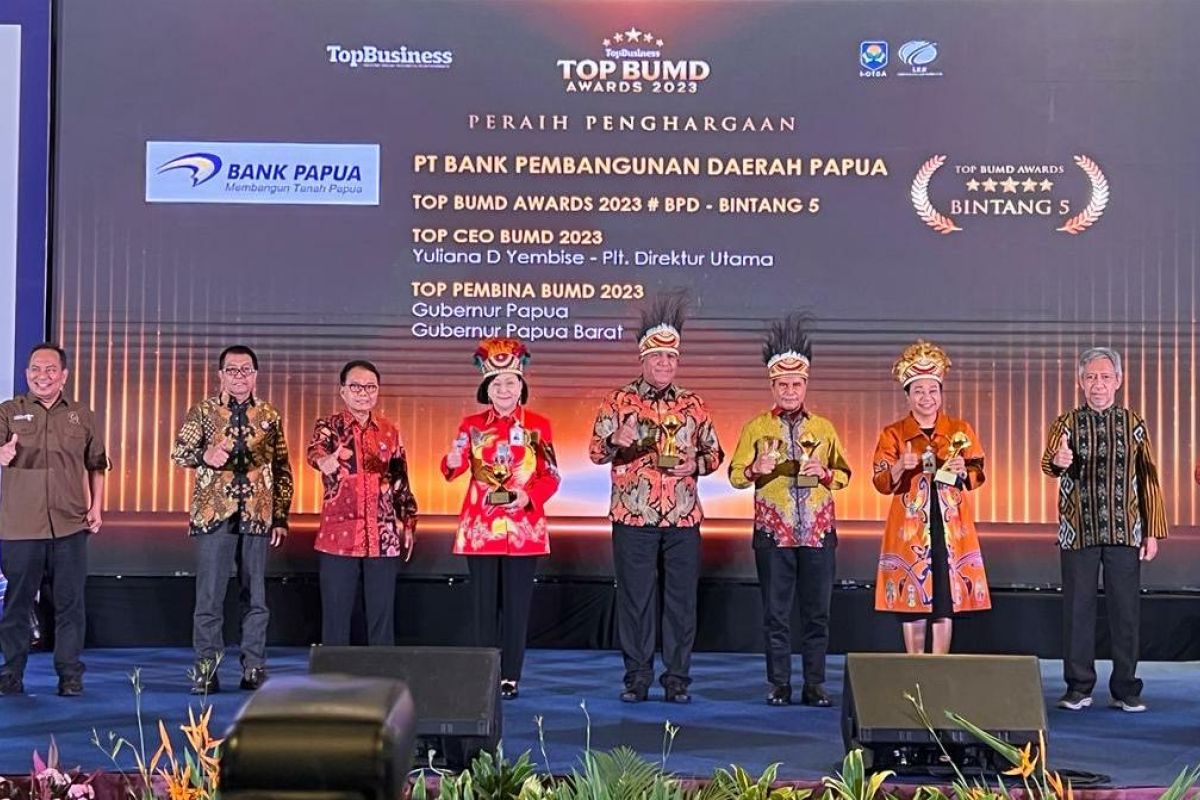 Bank Papua raih tujuh penghargaan pada 2023