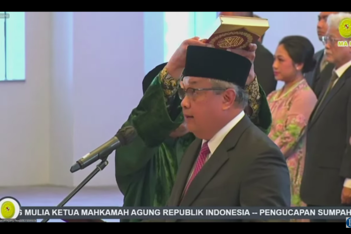 Gubernur BI Perry Warjiyo ucapkan sumpah jabatan untuk periode 2023-2028