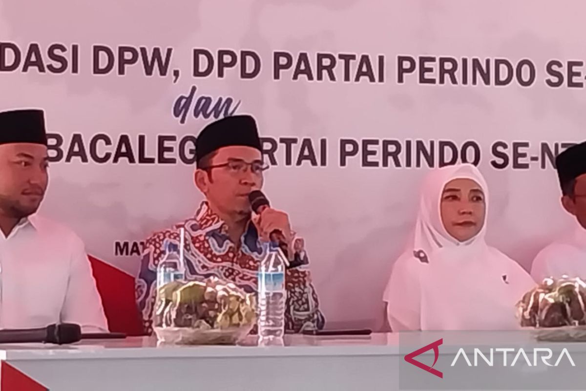 TGB: Perindo masih menunggu arahan presiden soal Capres 2024