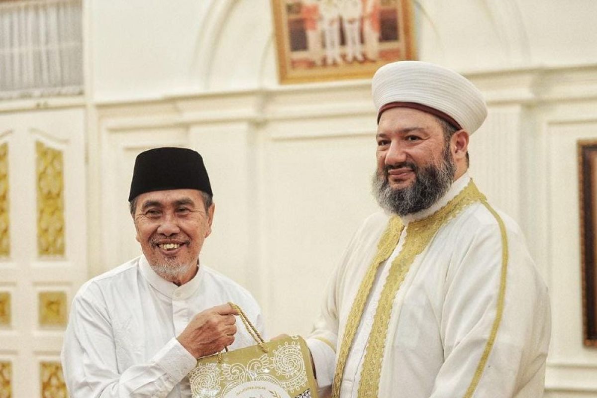 Gubernur Syamsuar terima kunjungan silahturrahmi Mufti Darul Fatwa Australia