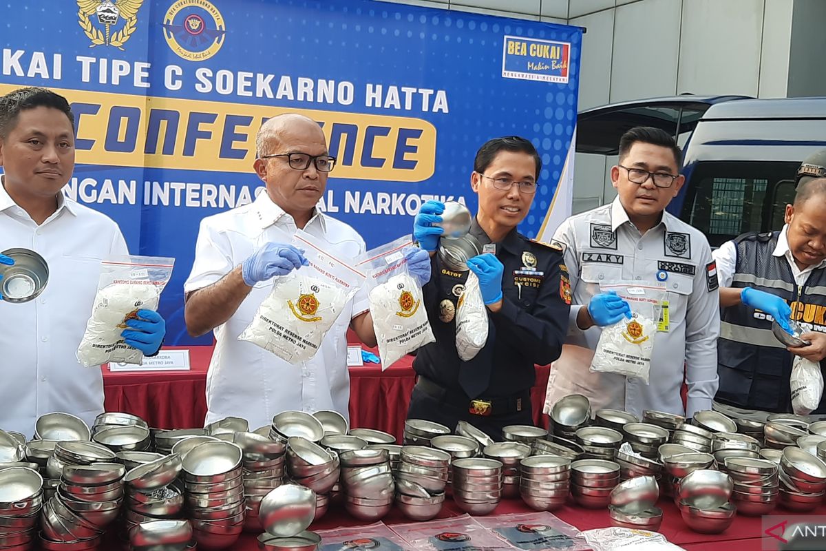 Penyelundupan 12 ribu gram sabu gunakan mangkok stainless dari Malysia ke Lombok