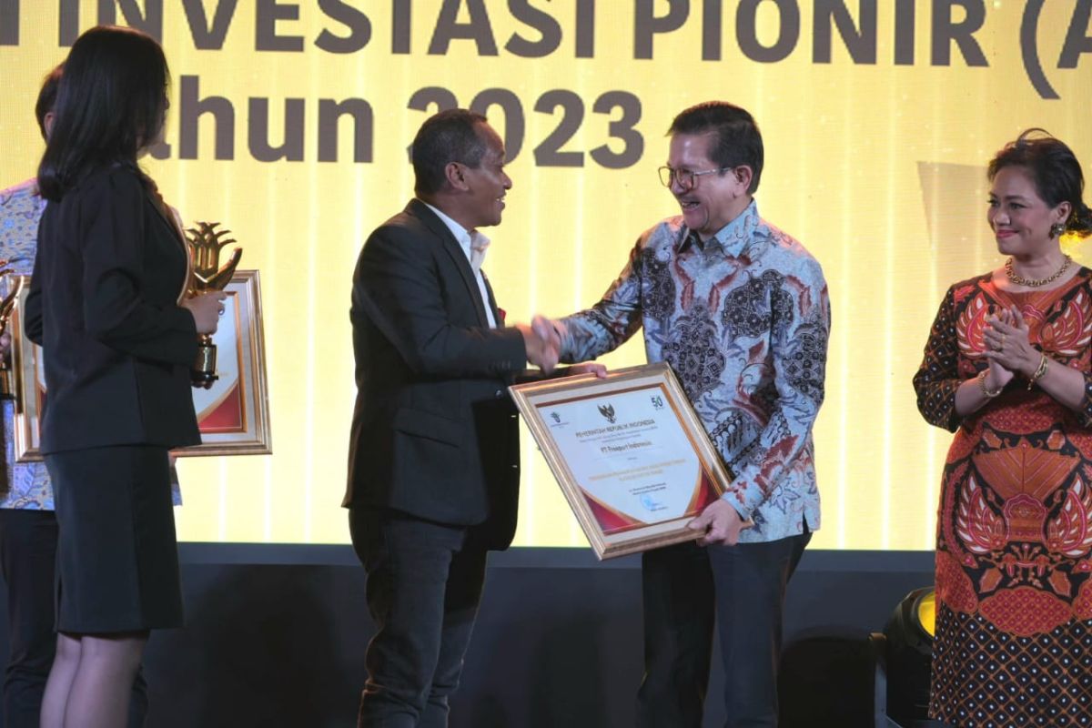 PT Freeport terima anugerah investasi pionir dari Kementerian Investasi