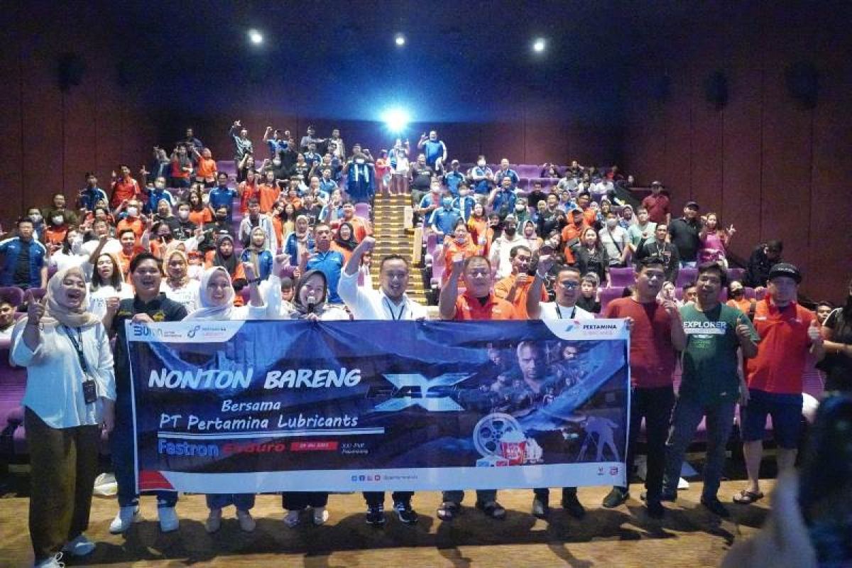 Pertamina Lubricants bersama Pertamina Patra Niaga Regional Sumbagsel nonton bareng film "Fast X"