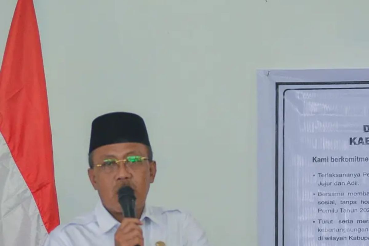 Wabup Morut hadiri deklarasi damai yang digelar Kesbangpol menghadapi Pemilu 2024