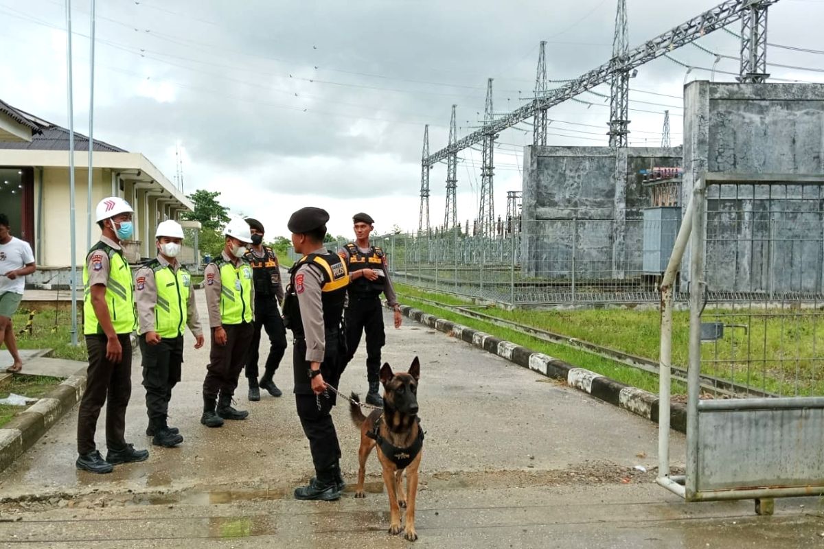 Antisipasi gangguan kamtibmas, Anggota Dit Samapta Polda Kaltara gelar patroli Satwa K9