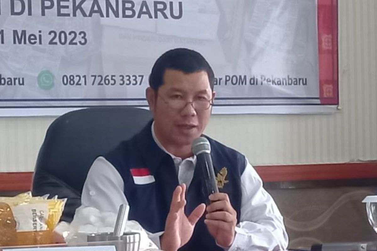 BBPOM di Pekanbaru tangani temuan Rp1,097 miliar