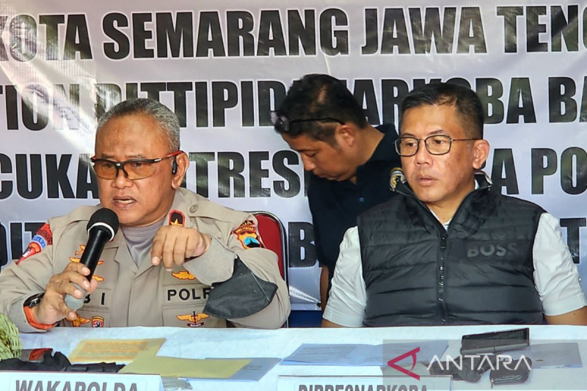 Polisi bongkar pabrik ekstasi di Pedurungan Semarang