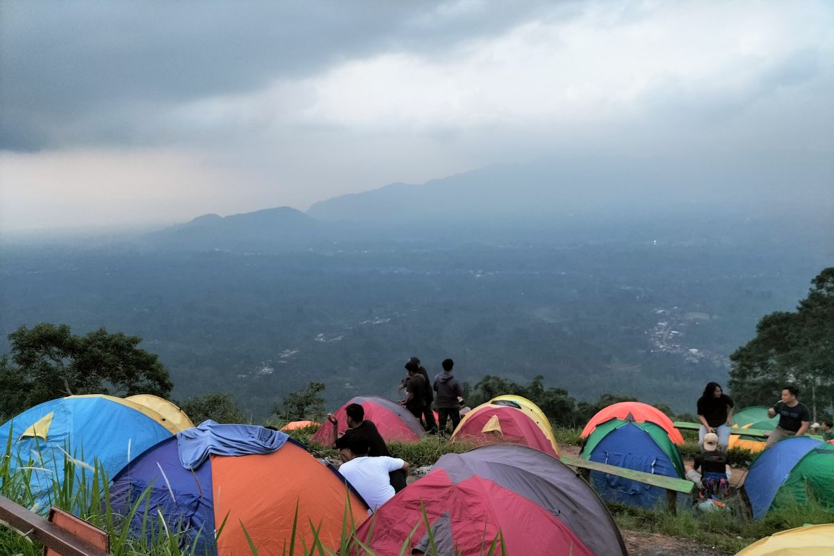 Temiangan Hill dimanfaatkan wisatawan untuk menikmati Negeri di Atas Awan