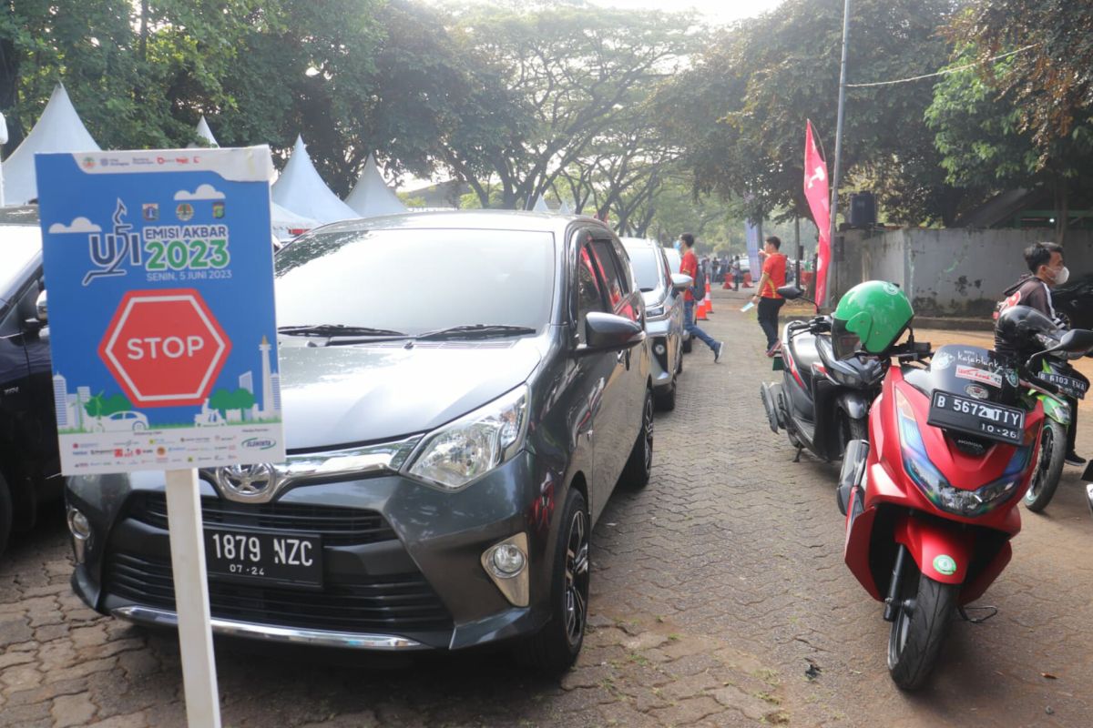 Dinas LH DKI terapkan sanksi tilang terhadap kendaraan tak uji emisi