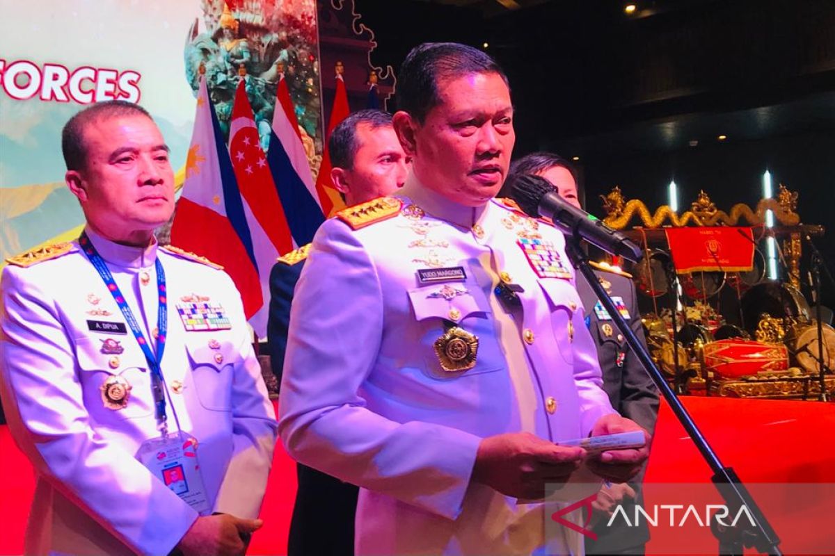 Latihan bersama Petinggi militer negara ASEAN di Natuna Utara