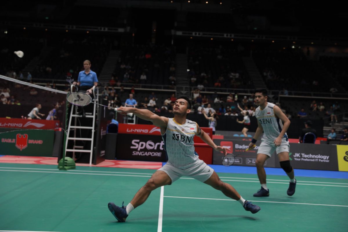 Permainan netting jadi penyelamat Pram/Yere pada awal Singapore Open 2023