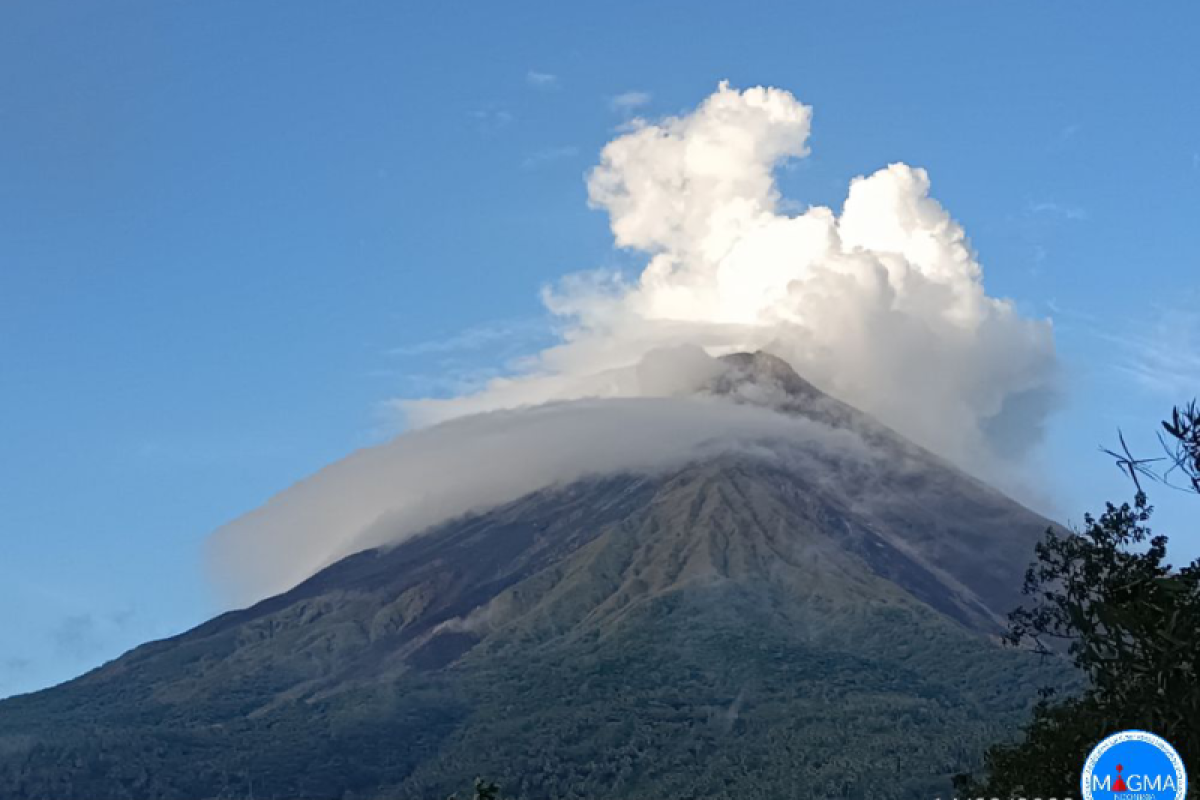 Menurun aktivitas vulkanik Gunung Karangetang Sulut