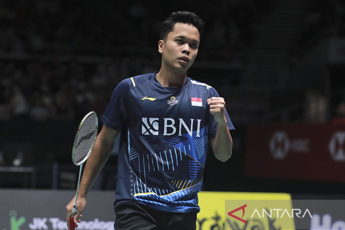 Ginting lewati  laga penuh tekanan dari pemain cadangan India