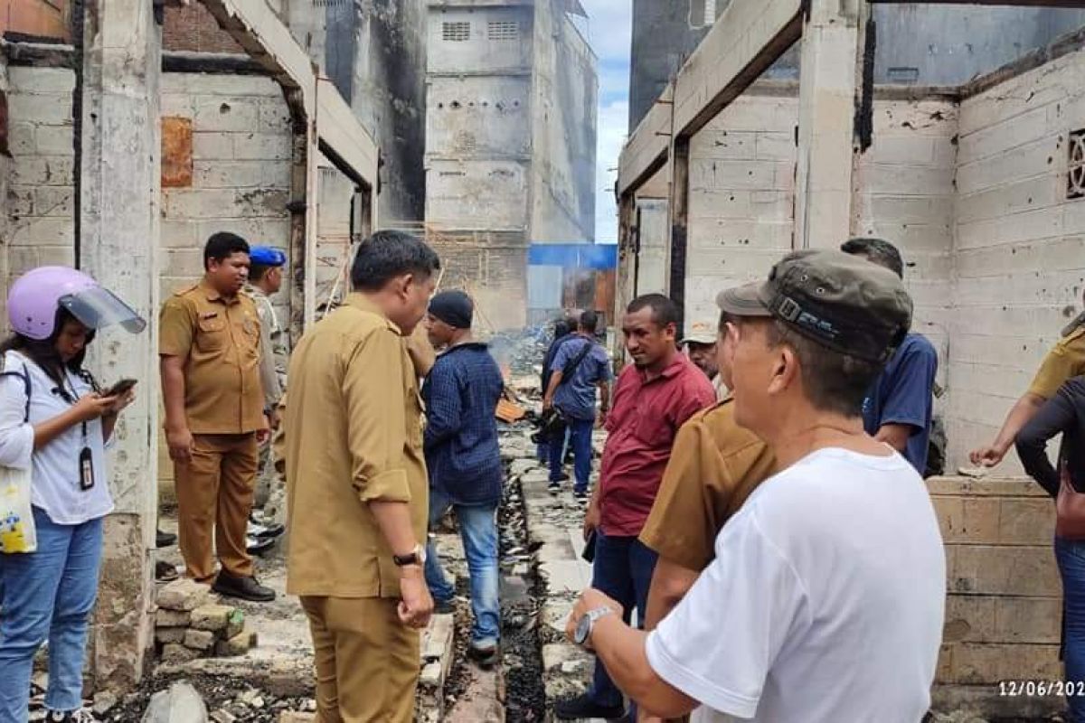 Korban kebakaran di Ambon di izinkan tempati lokasi pasar gambus