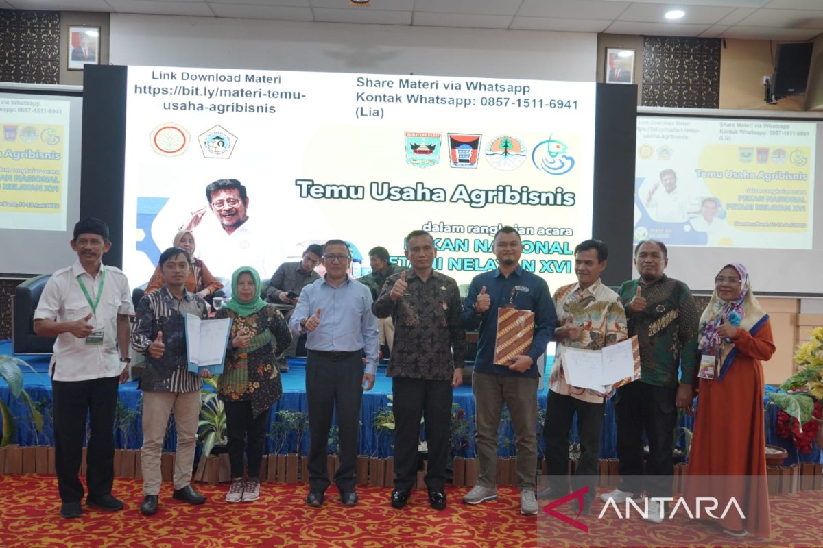 Temu usaha agribisnis Penas Tani hasilkan sejumlah kerja sama