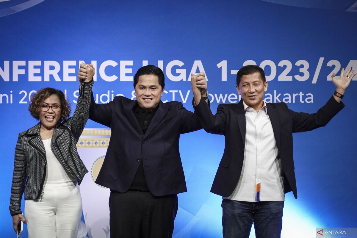 Erick Thohir katakan larangan suporter tandang bagian transformasi sepak bola