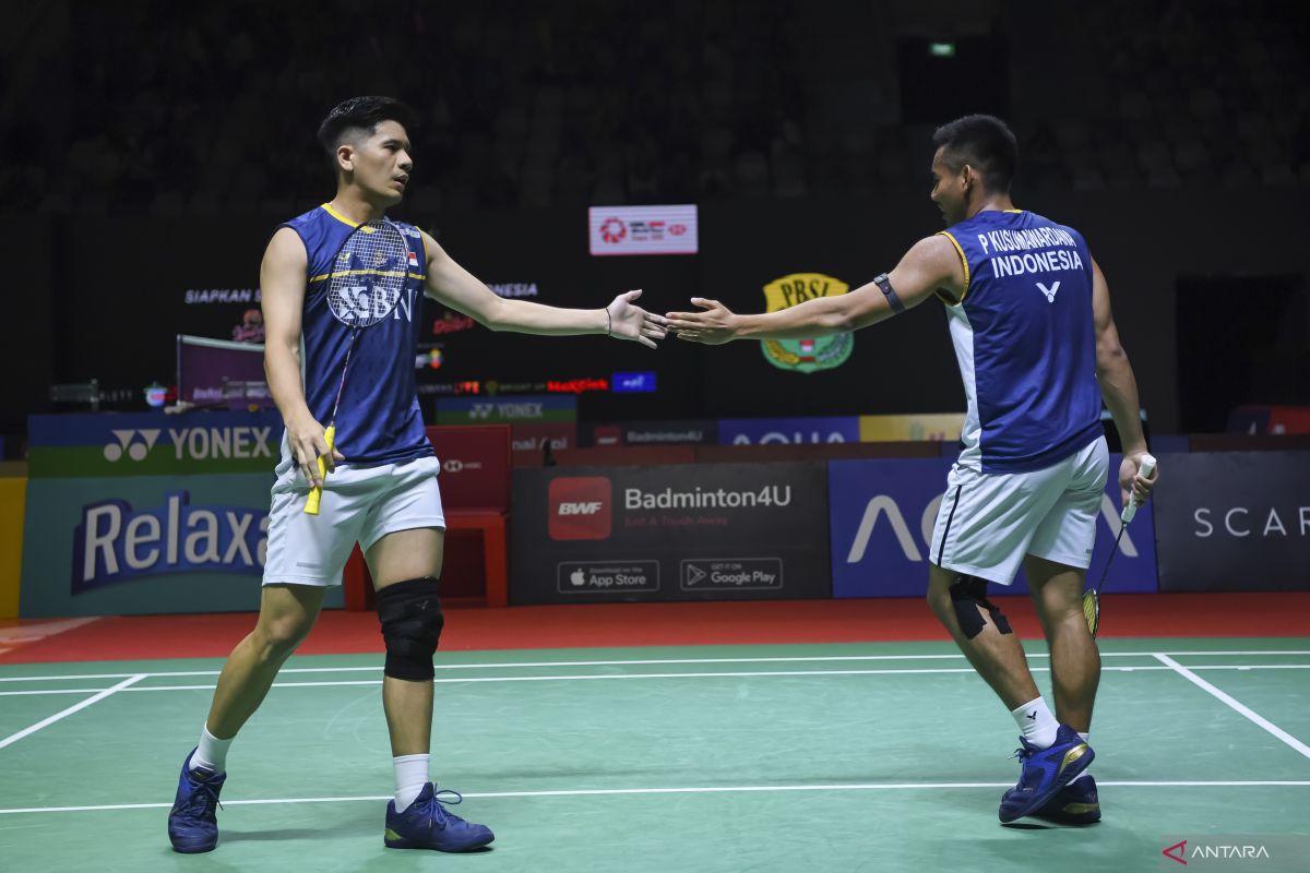 Pramudya/Yeremia Rambitan kalahkan seniornya 'The Daddies' di Indonesia Open