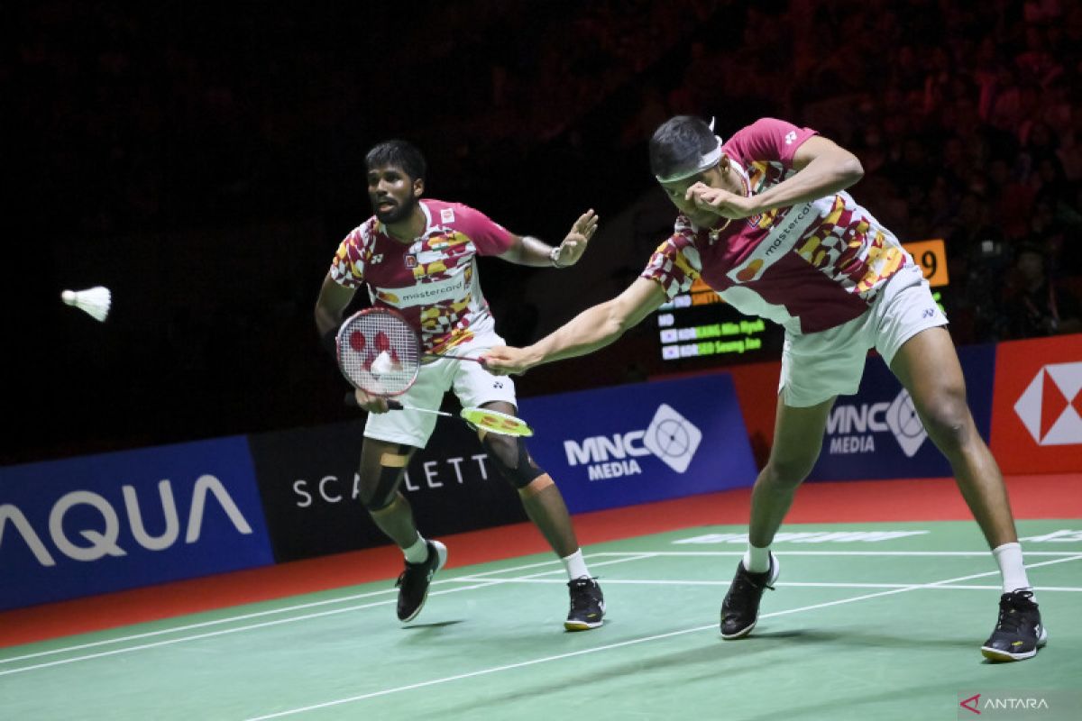 Indonesia Open 2023 - Ganda putra Rankireddy/Shetty rebut gelar juara perdana