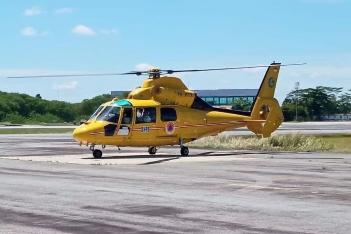 Kebakaran lahan di Riau, BNPB kerahkan tiga helikopter