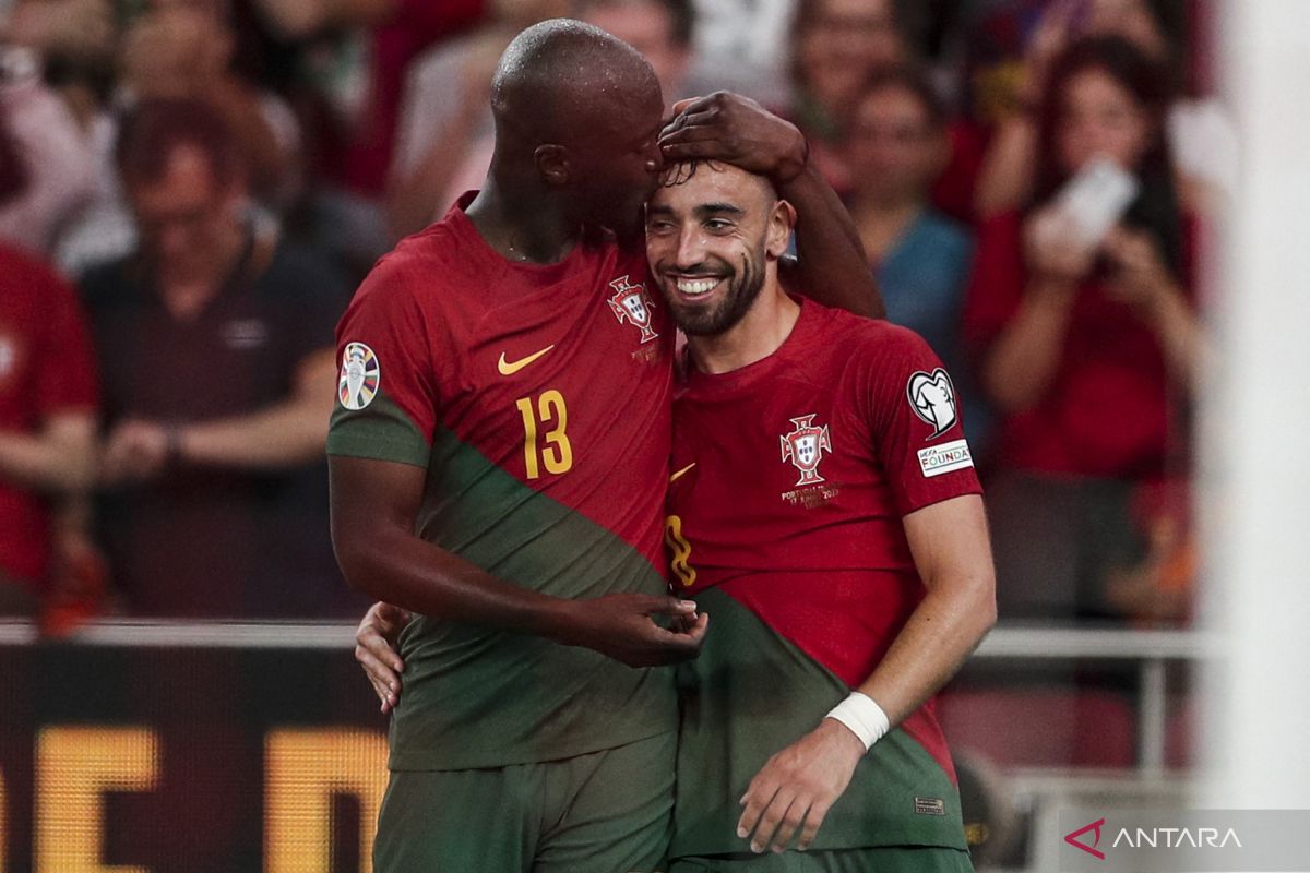 Hasil kualifikasi Euro 2024: Fernandes bawa Portugal menang 3-0 atas Bosnia