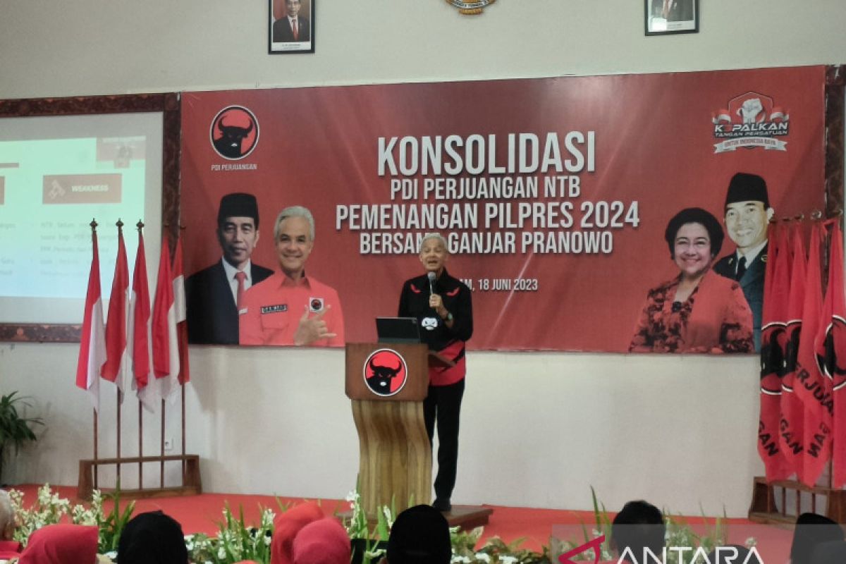 Ganjar Pranowo optimistis NTB menang 51 persen pada Pemilu 2024