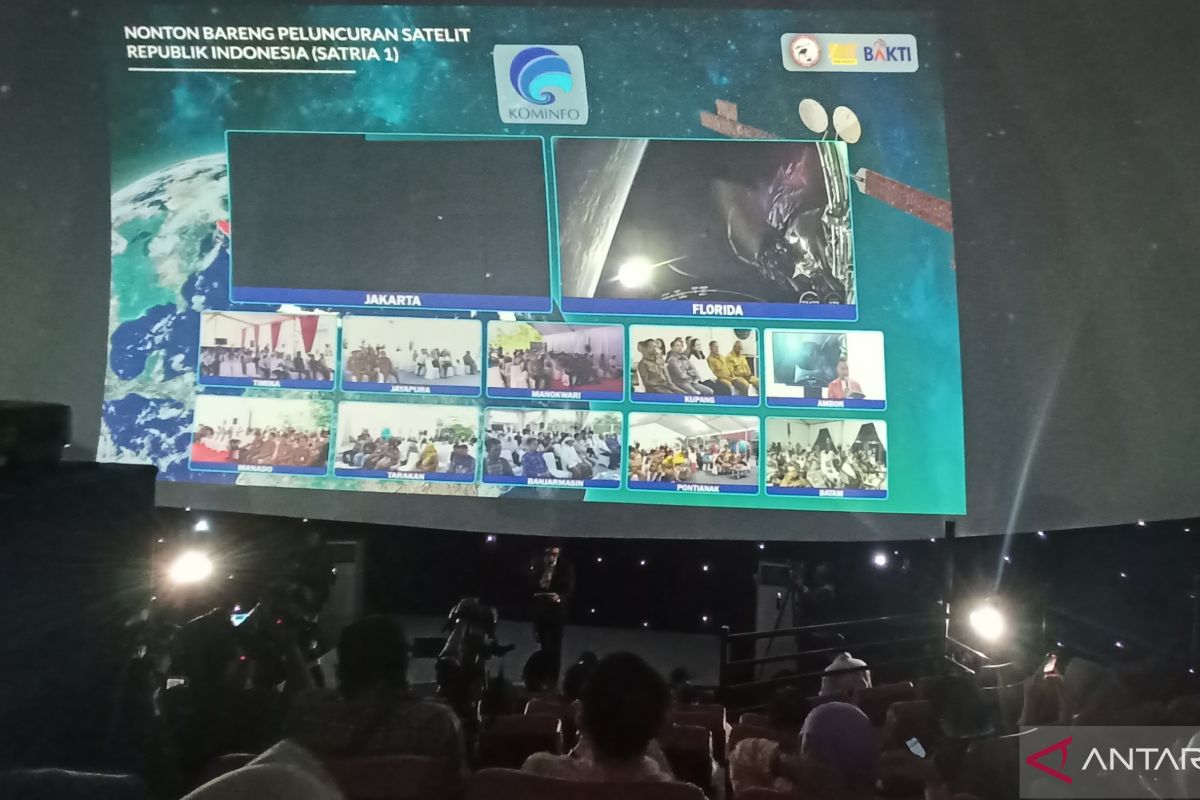 Kemenkominfo gelar nonton bareng peluncuran SATRIA-1 di TMII