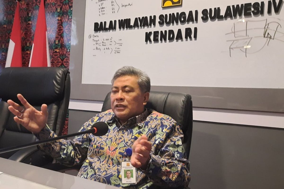 Progres pembangunan Bendungan Ameroro Sultra mencapai 75 persen