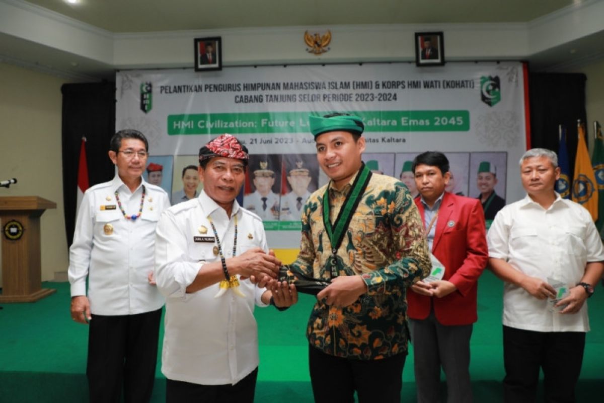 Gubernur Kaltara dan Wakil Gubernur Hadiri Pelantikan HMI dan KOHATI Cabang Tanjung Selor