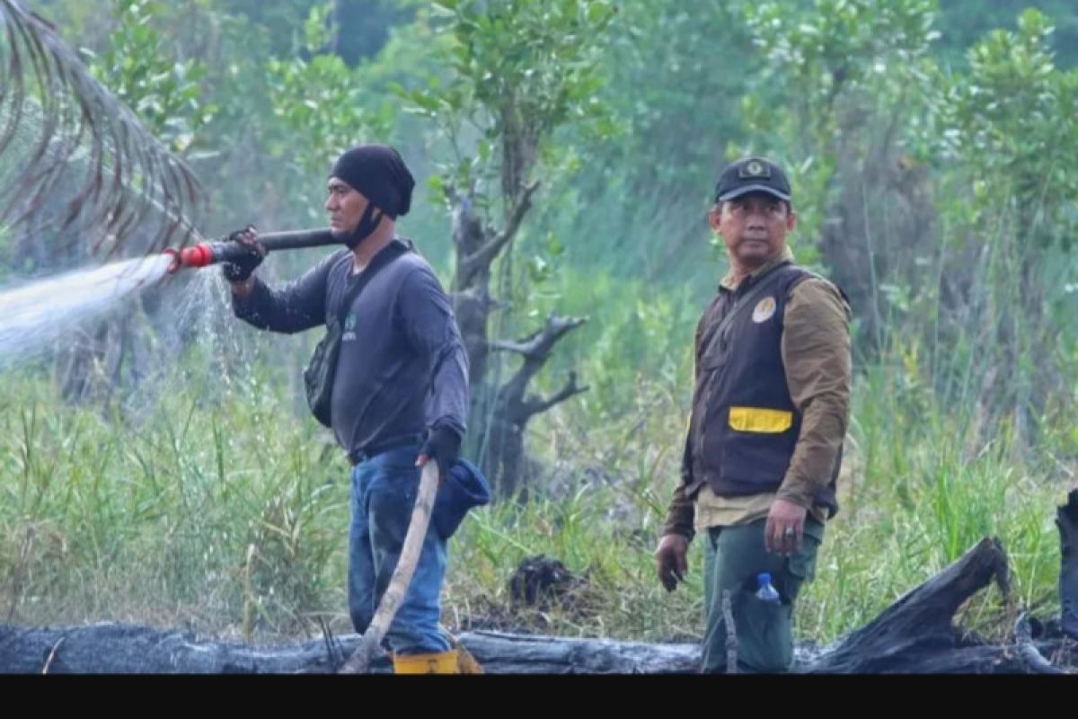 Polisi telusuri dugaan kesengajaan pembakaran di Giam Siak Kecil