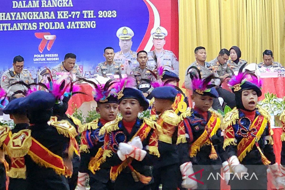 Polisi Cilik dari enam polres bersaing di tingkat Polda Jateng