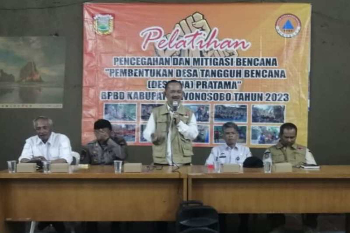 Tujuh desa di Wonosobo rawan gas beracun Dieng, BPBD gelar pelatihan mitigasi bencana