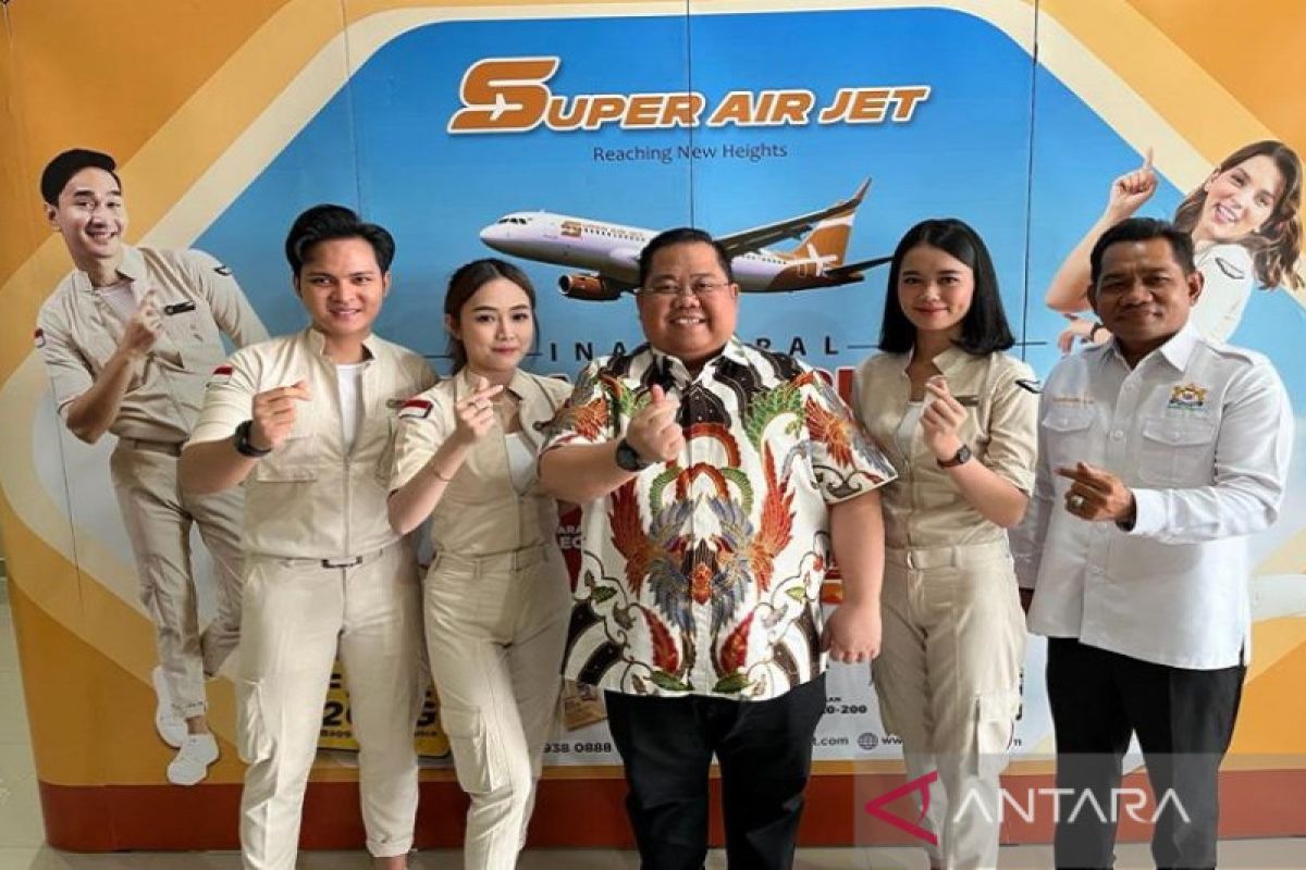 Maskapai Super Jet Air melayani Kendari - Makassar