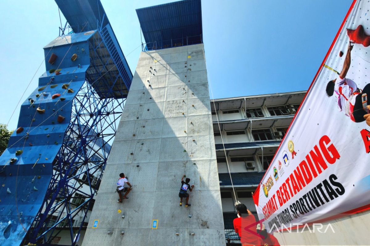 Popda Jateng 2023, 155 pemanjat tebing bersaing