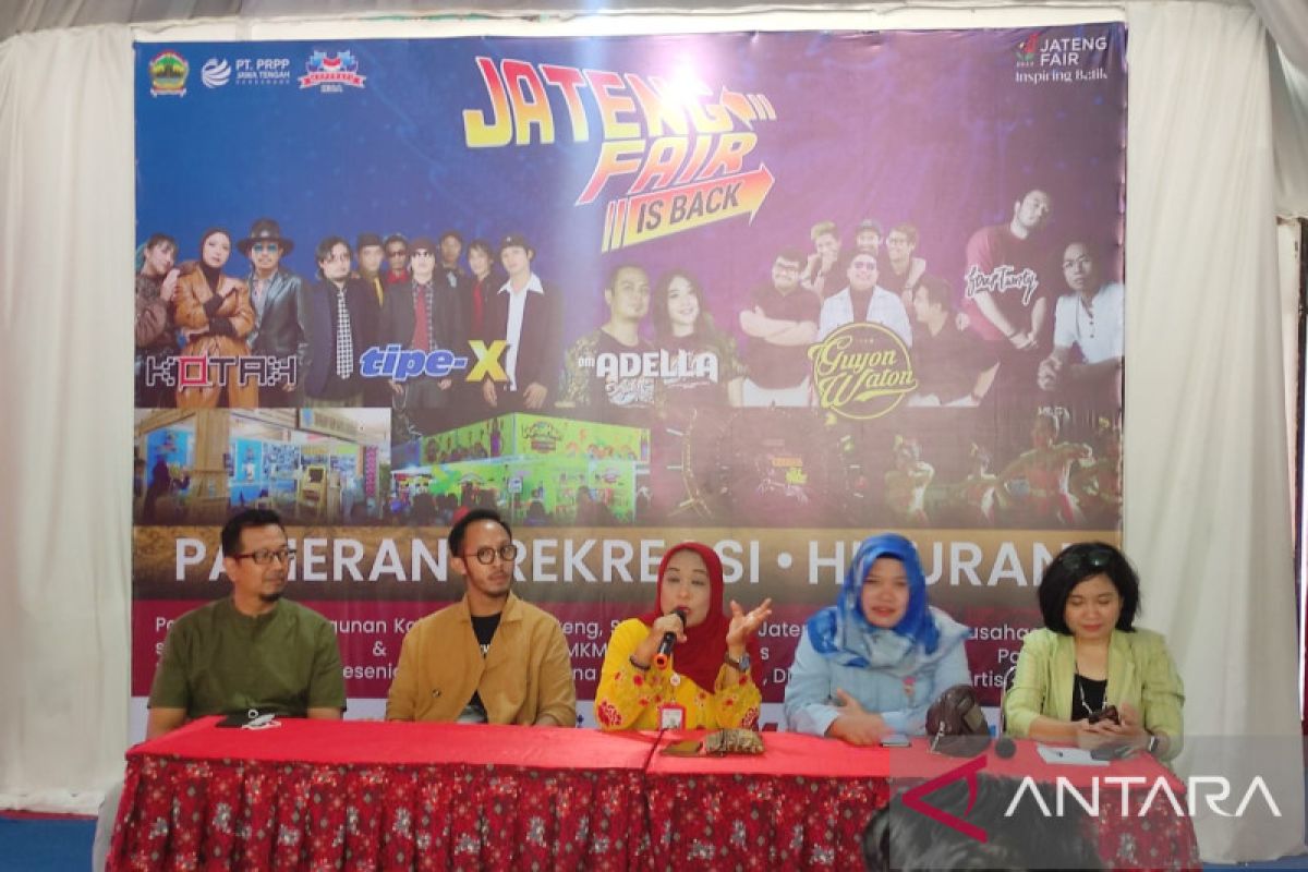 Jateng Fair 2023, ada 375 stan disiapkan