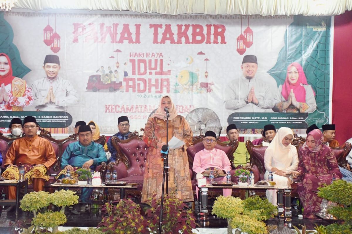 Lepas pawai takbir Idul Adha, Bupati Bengkalis dukung bidang keagamaan