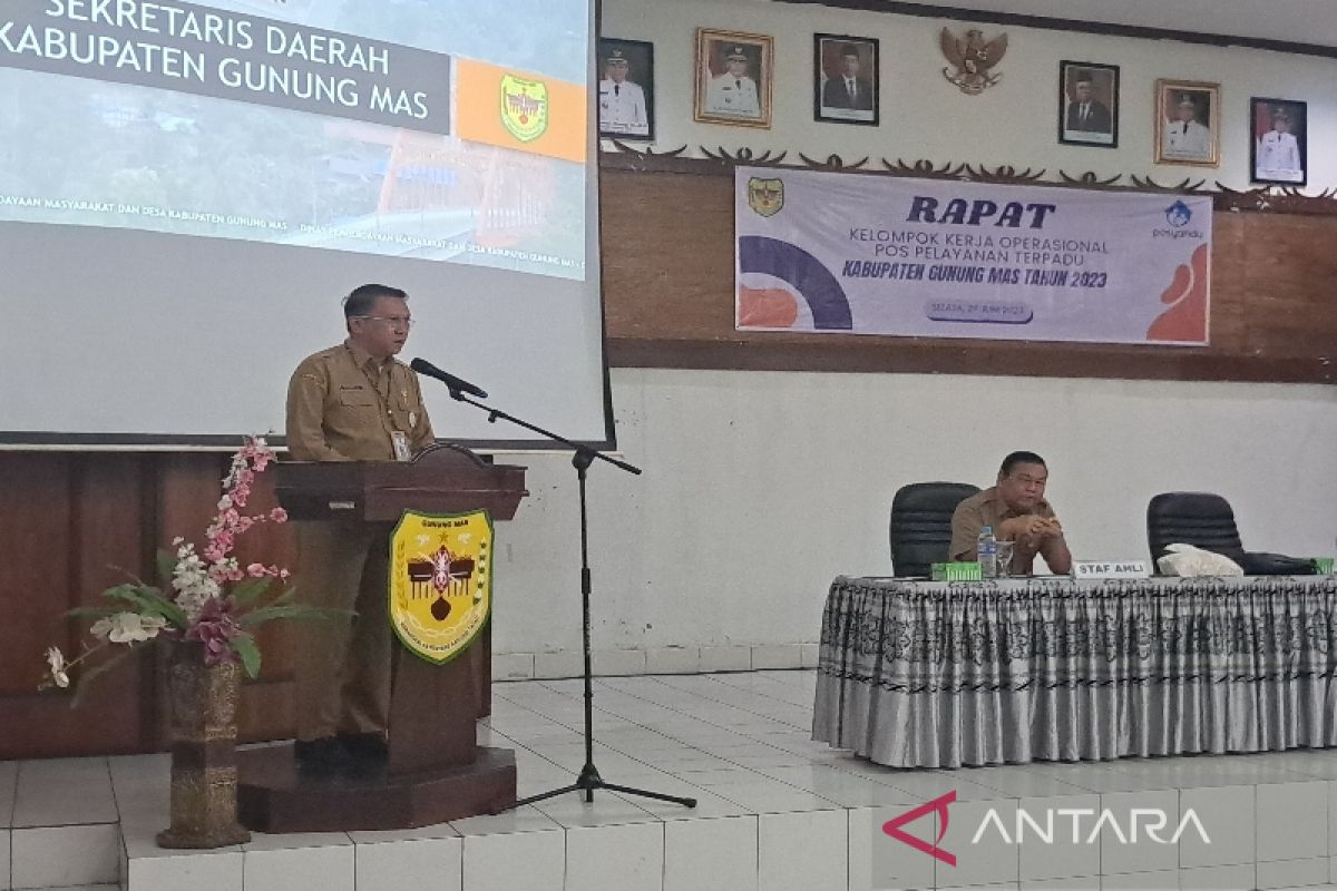 Pemkab perkuat peran pokjanal demi pengembangan posyandu di Gumas