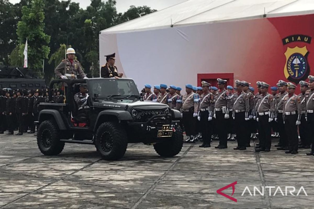 Rayakan HUT Bhayangkara ke-77, Kapolda Riau: Kami akan terus berbakti