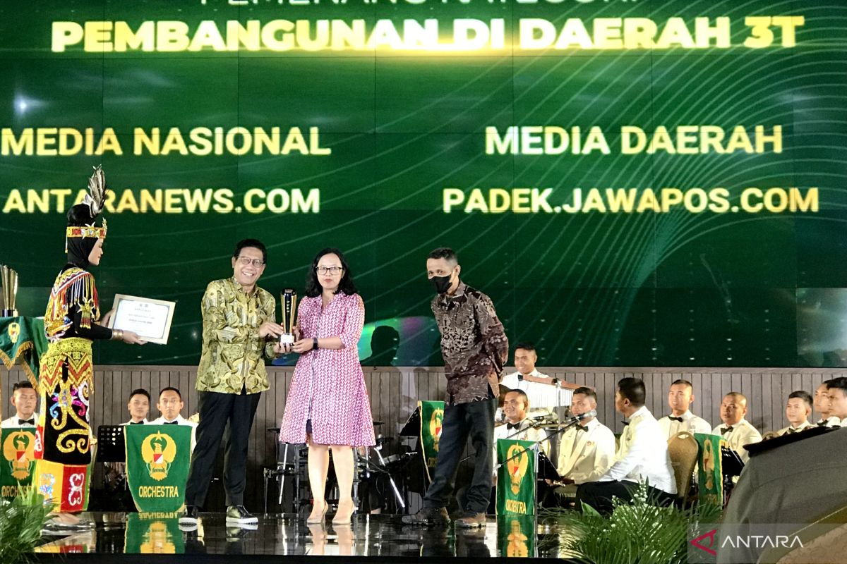 Kantor Berita ANTARA dapat penghargaan Kasad Awards 2023 pemberitaan 3T