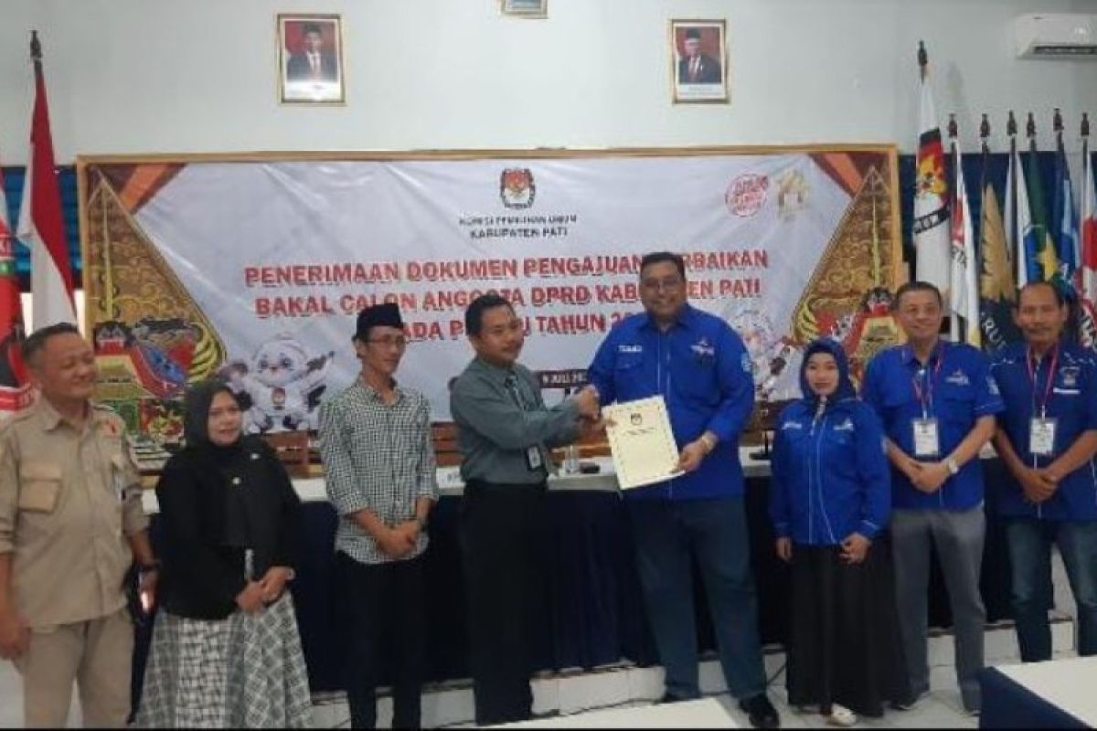 KPU Pati catat lima parpol kurangi jumlah bakal caleg  Pemilu 2024