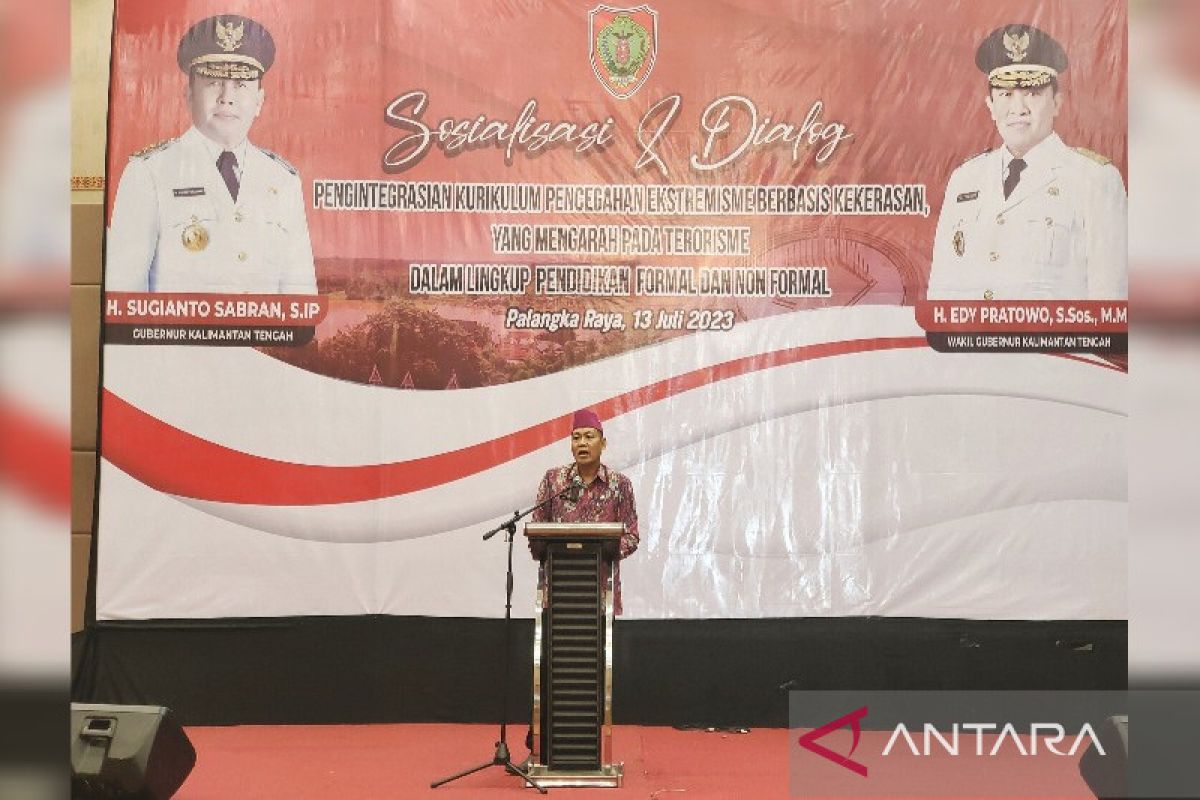 Pemprov Kalteng integrasikan kurikulum pencegahan ekstremisme dalam lingkup pendidikan