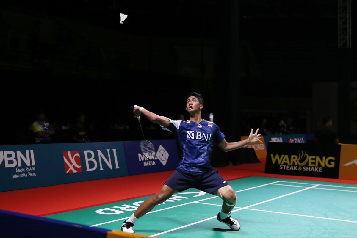 Pebulu tangkis Alwi Farhan sebut kurang tenang saat berlaga semifinal BAJC 2023