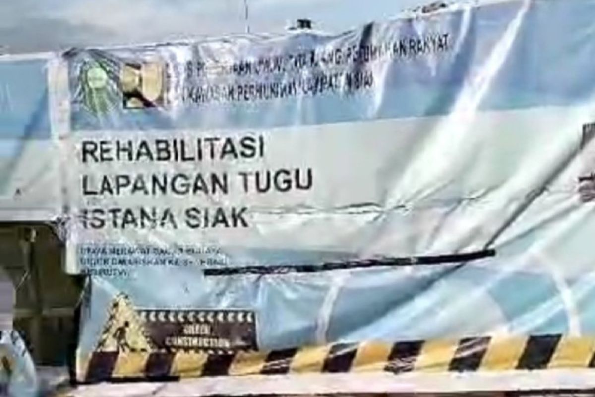 Tambah keindahan Istana Siak, Lapangan Tugu direhabilitasi