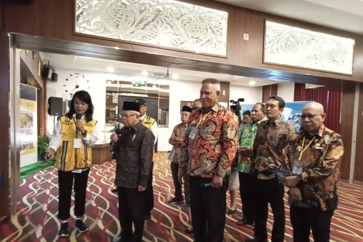 Wapres Ma'ruf Amin resmikan lima proyek strategis nasional di Manokwari