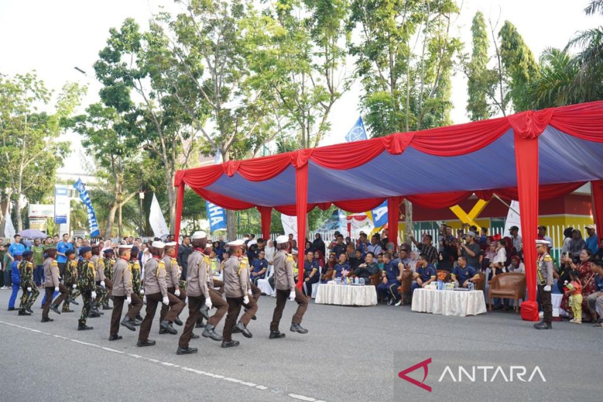 Polda Riau gelar lomba polisi cilik, Polres Dumai jadi juara