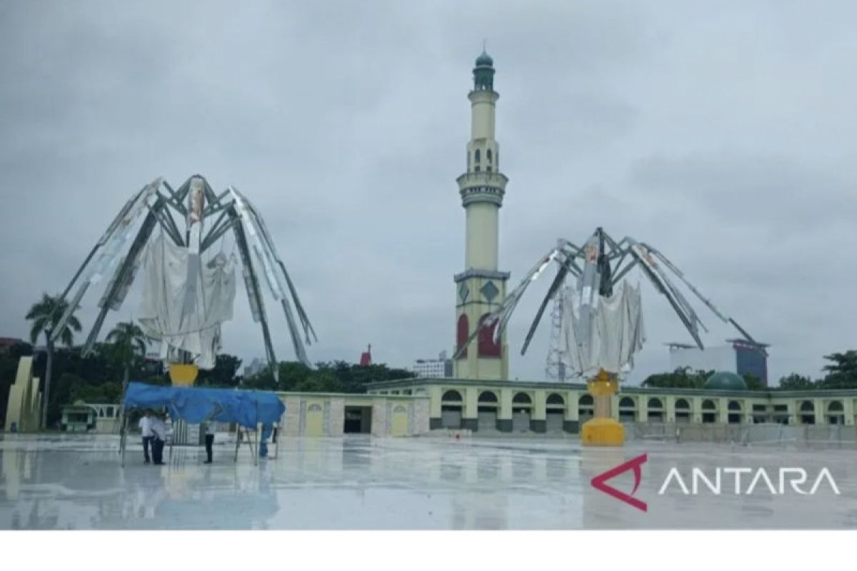 Kejati Riau telusuri aliran dana proyek payung elektrik Masjid Raya Annur