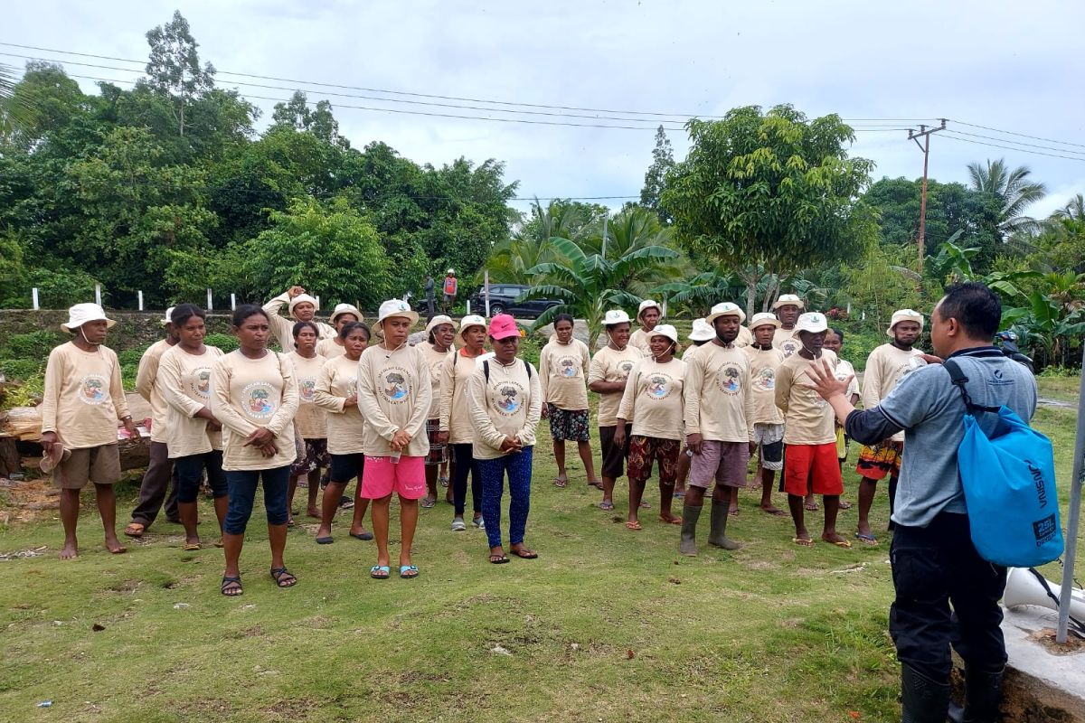 BRGM selenggarakan Sekolah Lapang Masyarakat Mangrove di Biak Numfor