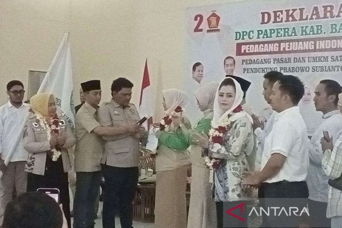 Ketum Papera ajak pedagang Banyumas menangkan  Prabowo pada Pemilu 2024