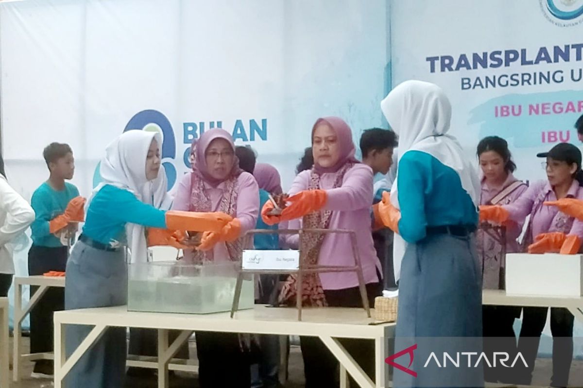 Ibu Negara lakukan transplantasi terumbu karang bersama pelajar